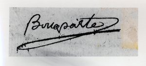 Signature de Napoléon Bonaparte (1769-1821)